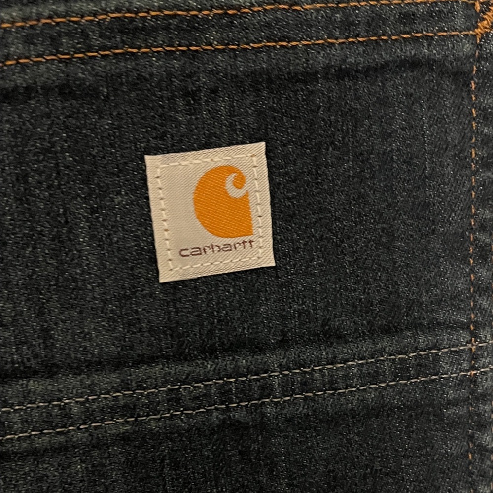 Carhartt Women’s Slim Fit Regular Blue Jeans Size 8 - Picture 4 of 4